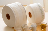 We deliver our products usually in the shape of the roll.
